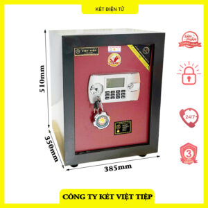 Két sắt điện tử Việt Tiệp chống cháy bản lề trong VTE-25Đ