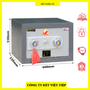 Két sắt mini ngang khóa cơ Việt Tiệp chính hãng VTKC-28N