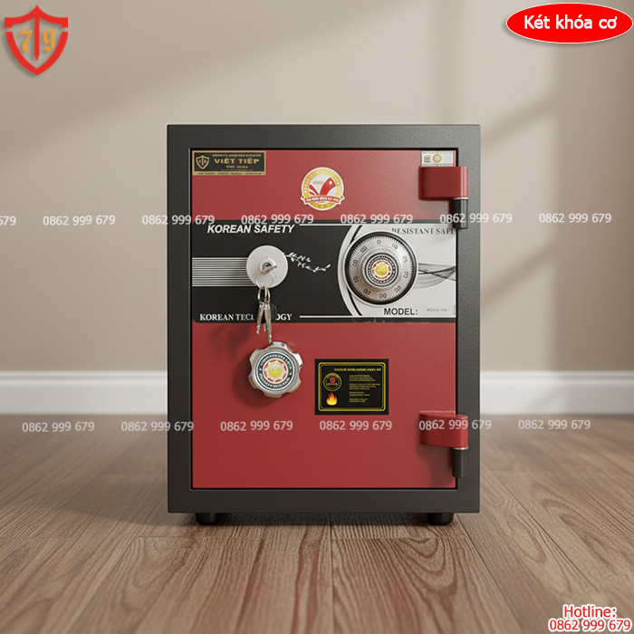 Két sắt khóa cơ Việt Tiệp hàng loại 1 VTKC-54B