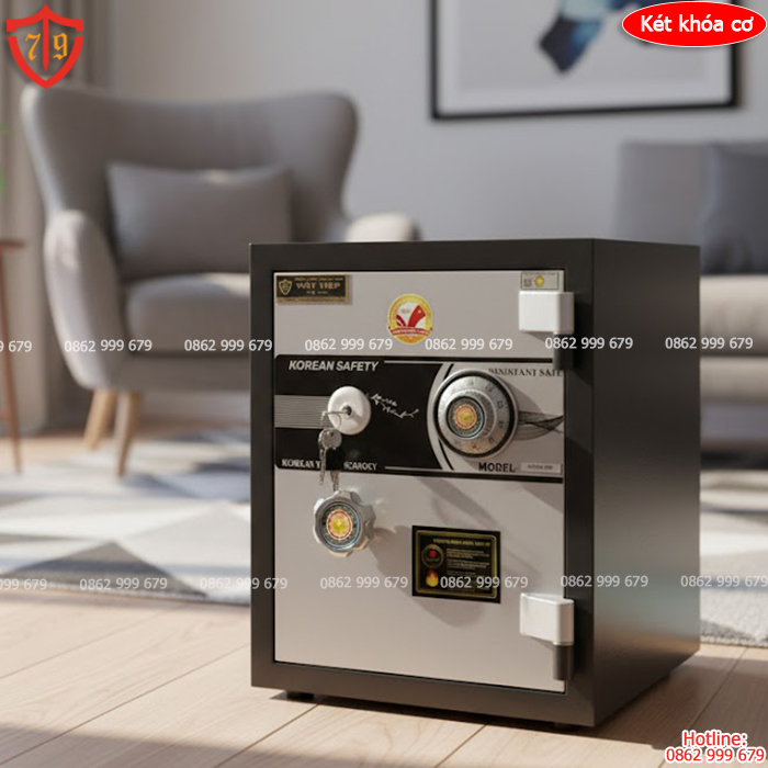 Két sắt khóa cơ Việt Tiệp hàng loại 1 VTKC-54B