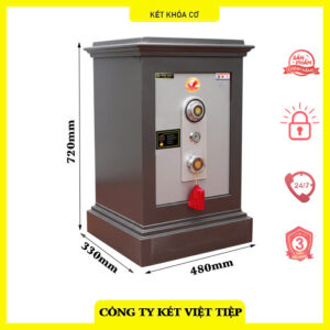 Két sắt khoá cơ chính hãng Việt Tiệp giá rẻ VTKC-Kr40
