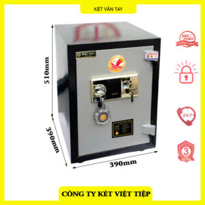 Két sắt vân tay cao cấp Việt Tiệp bản lề ngoài VT-58