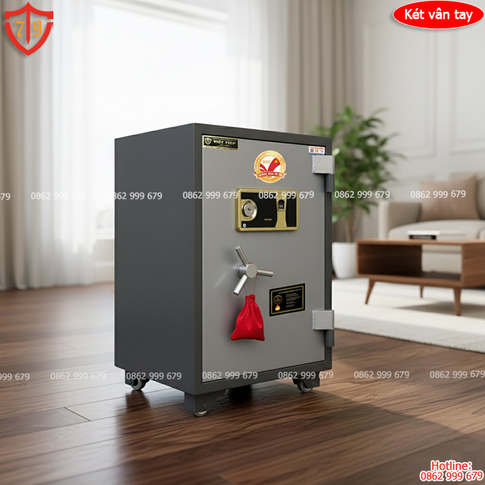 Két sắt vân tay Việt Tiệp cao cấp chính hãng VT-76A