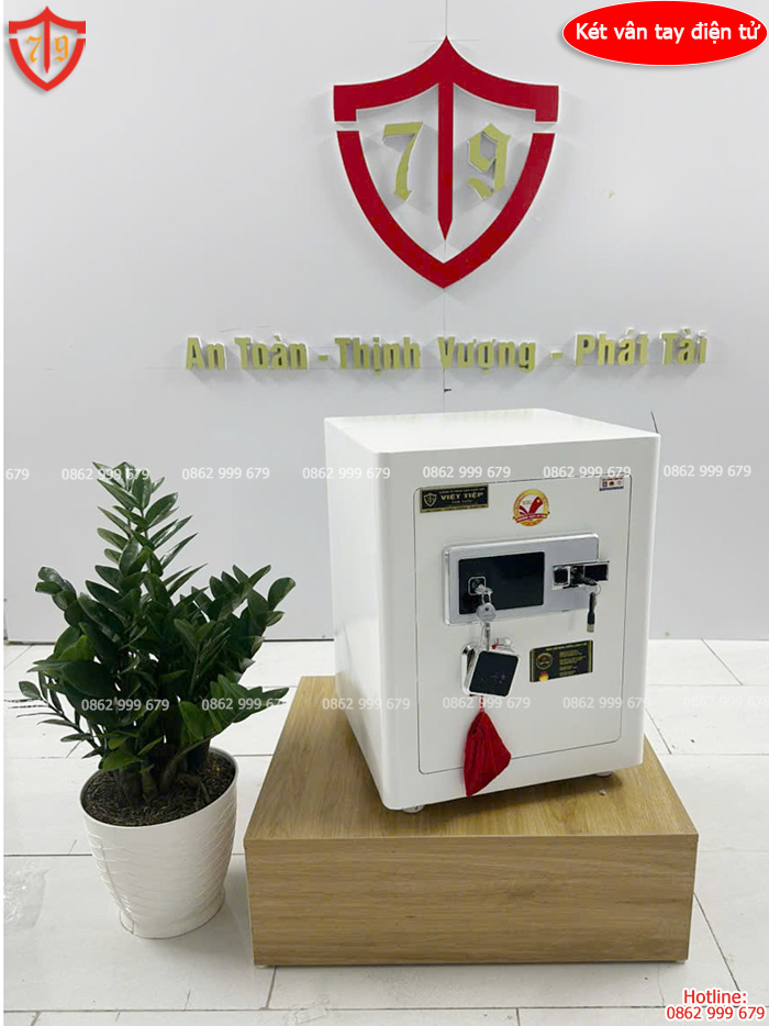 Két sắt Việt Tiệp vân tay điện tử cao cấp thông minh App điện thoại VTĐT-VSC65-BB