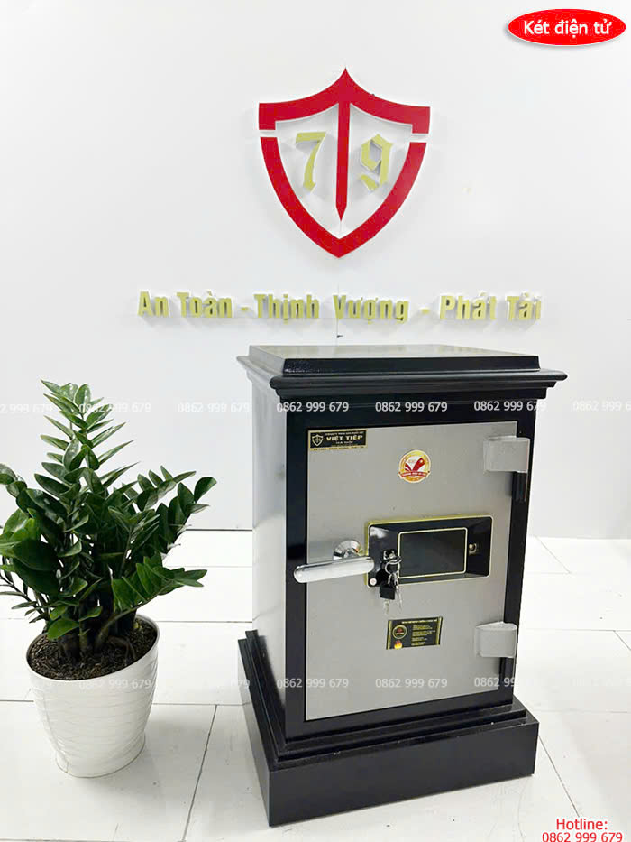 Két sắt điện tử cảm ứng Việt Tiệp bản lề ngoài VTE-LED-81B