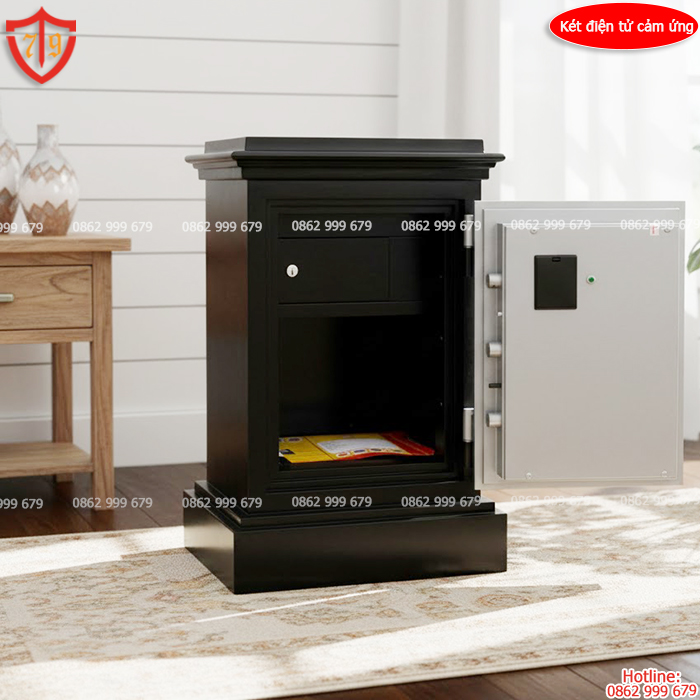 Két sắt điện tử cảm ứng Việt Tiệp bản lề ngoài VTE-LED-81B